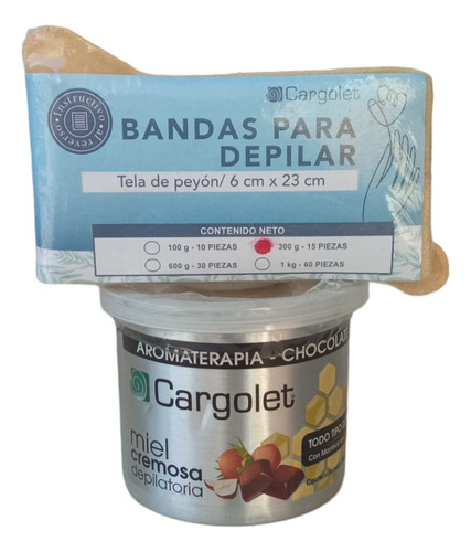 Cera Para Depilar, Cargolet Todo Tipo De Piel Chocolate 300g