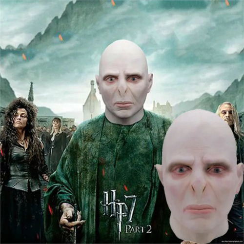 K Máscara Voldemort Headgear Horror Thriller Para Disfrazar