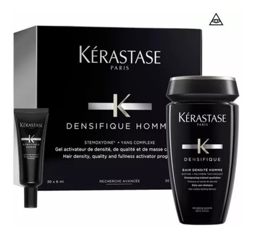 Kerastase Kit Densifique Homme Ampollas + Shampoo Anti Caida