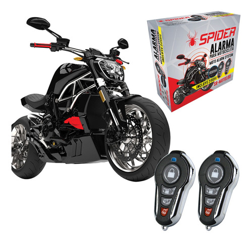 Alarma Para Motocicleta Spider Sr-moto100