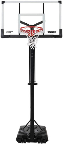 Lifetime 90734 Cancha Baloncesto Portatil Vidrio 54''