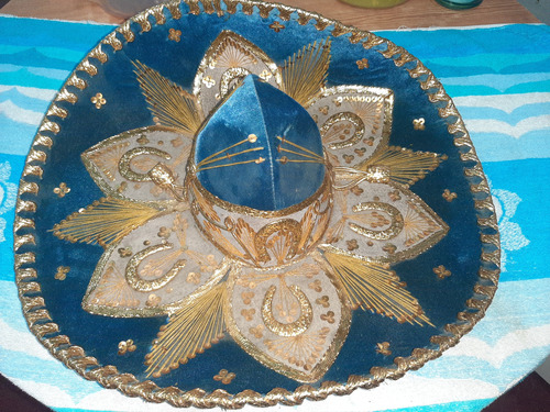 Sombrero Mexicano Mariachi Pingalle (se Uso Solo De Adorno)