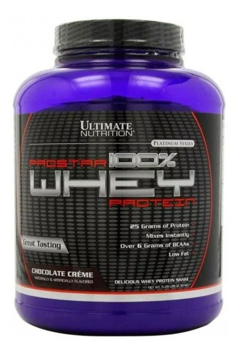 Whey Protein Ultimate Nutrition Prostar Sabor Chocolate Pote