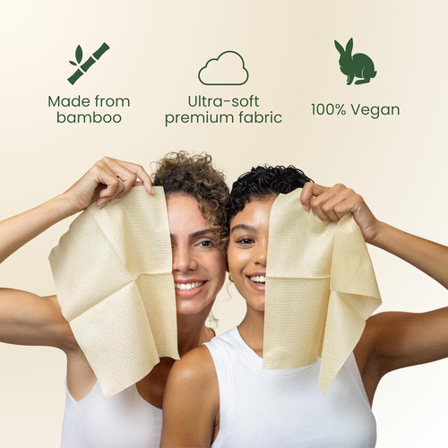 Toalhas De Limpeza Clean Skin Club Bamboo Viscose Xl, Wor...