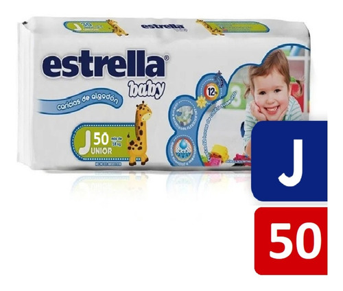 Estrella Baby Junior +18kg X 50 Pañales