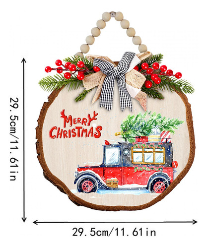 Letrero Colgante De Navidad, Letrero De Puerta Con Coronas