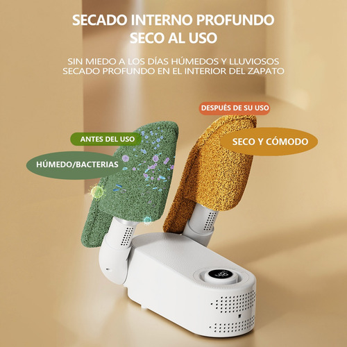 W Secador De Zapatos Desodorización Inteligente Quita Olores