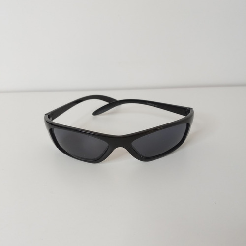 Lentes De Sol Envolventes Tendencia Racing (outlet) Lente Negro Varilla Negro Armazón Negro