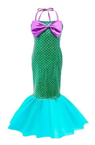 Disfraz Princesas Sirenita Ariel Para Niña Disney