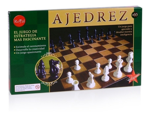 Juego De Mesa En Caja Ajedrez Royal Chess Febo