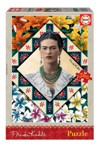 Puzzle Educa X 500 Frida Kahlo Rre 18483 La Torre