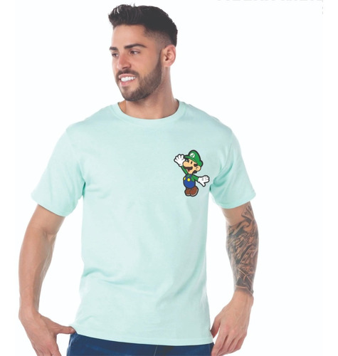 Playera Luigi De Super Mario Bros
