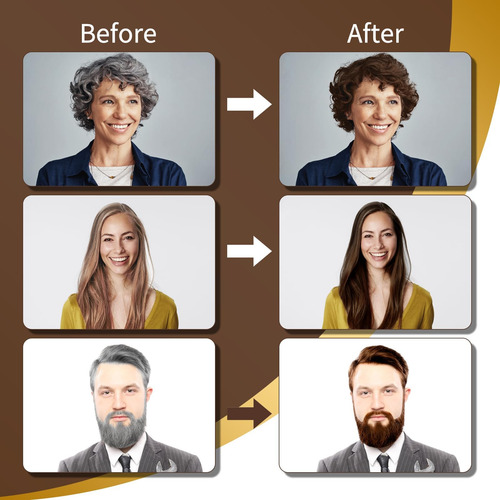 Cosmtek Champú Para Tinte De Cabello Marrón Oscuro Para Cabe