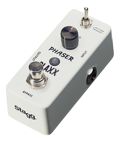 Pedal De Efecto Mini Stagg Blaxx Phaser Para Guitarra Y Bajo