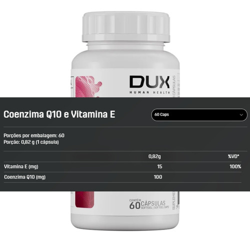 Ultra Q10 Pote Com 60 Cápsulas Dux