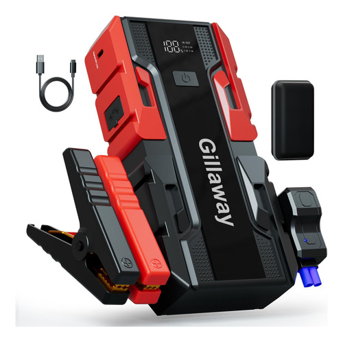 Car Jump Starter Gillaway 001b 4000a Para 10l A Gás 8l A Die