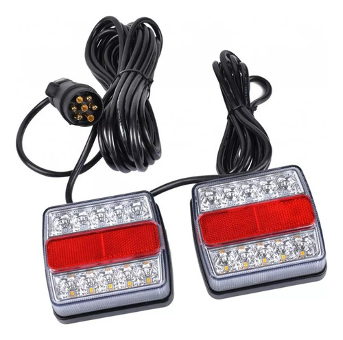 Luz Indicadora De Freno Retro Led Rojo + Blanco