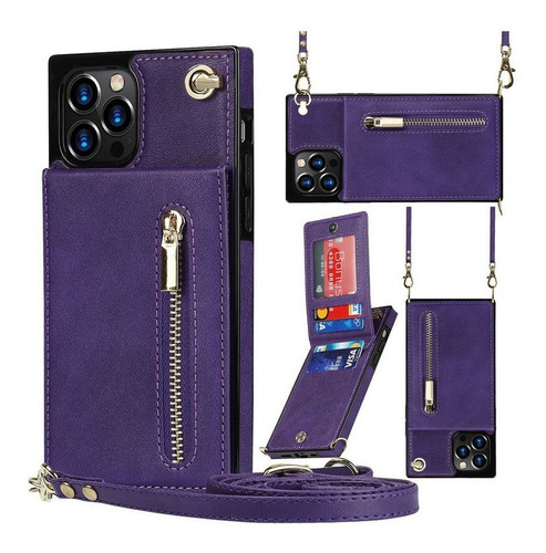 Estuche Para Teléfono Crossbody Xr Funda De Cuero Con Cremal