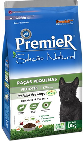 Premier Seleção Natural Cães Filhotes Raças Pequenas Sabor F