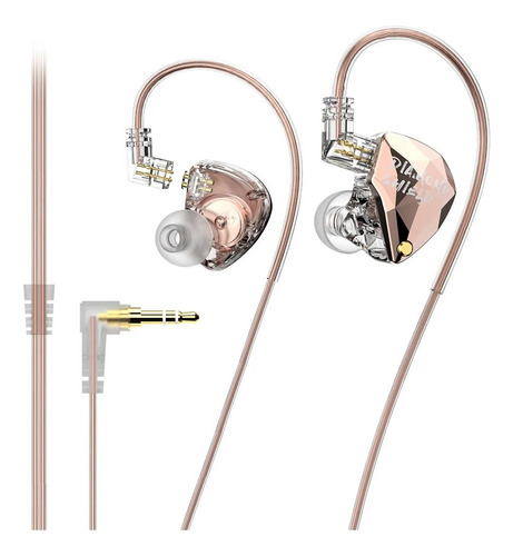 Fone In Ear Monitor Ld4-c Para Transmissor Com Ou Sem Fio 