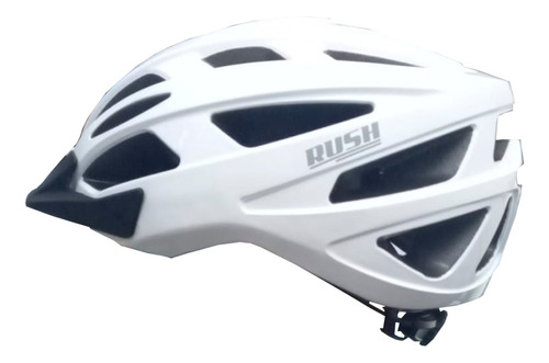 Casco De Bicicleta Rush Endurance Talle M Color Blanco