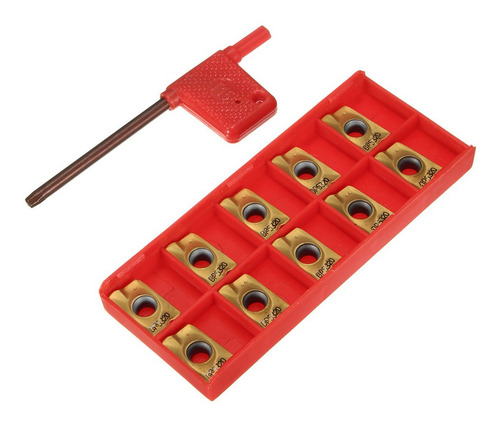 10 Insertos De Fresado Indexables De Carburo Apmt1604 Pder D