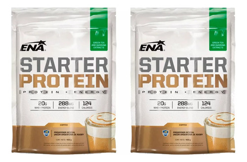 2 Starter Protein Desayuno Proteico 400grs C/u Ena Sport