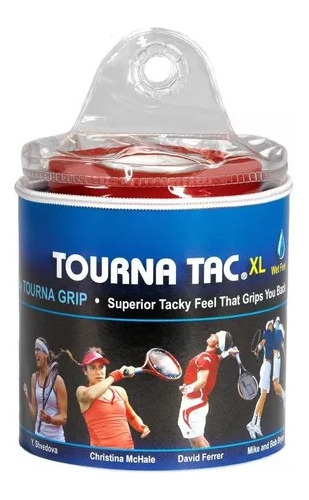 Cubre Grip Tourna Tac Xl X30 Overgrip Tenis Padel - Blanco