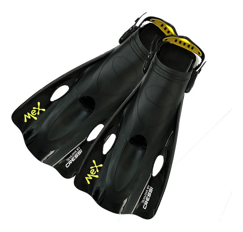 Aletas Cressi Mex Snorkeling Y Natacion Negra L/ Xl