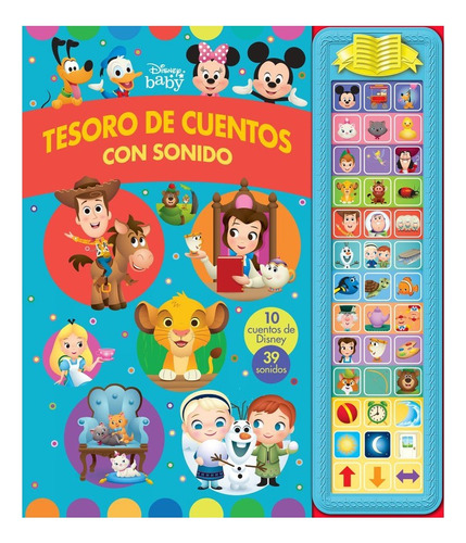 Tesoro De Cuentos Con 39 Sonidos - Disney Baby-2 -eurosurboo