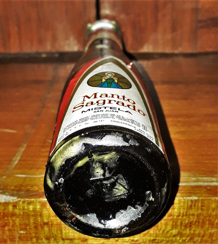 Botellita Miniatura Vino Mistela De San Juan Manto Sagrado (Usado)