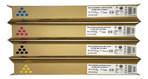 Pack 4 Toner Para Ricoh Mp C2051 C2551 C2030 C2050 C2550