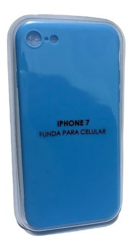 Funda Protector Compatible iPhone 7 Azul Cielo Pastel