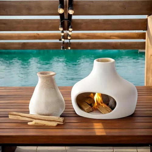 Chimney Incense Burner Ceramic Incense Holder Burner Wood St