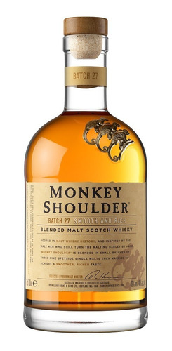 Imagen 1 de 1 de Whisky Escocés Monkey Shoulder 700ml Local