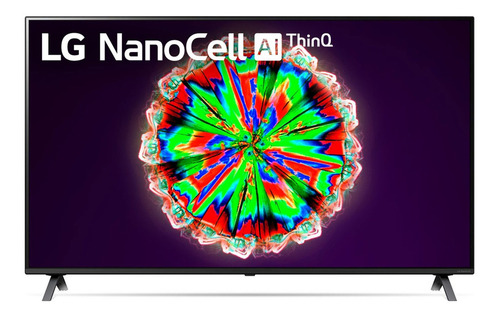 Smart TV de 55" LG AI ThinQ 55NANO80 con pantalla LED 4K