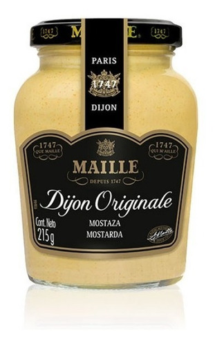 Mostaza Maille Dijon Original Francia Pack X 4 Un X 200ml