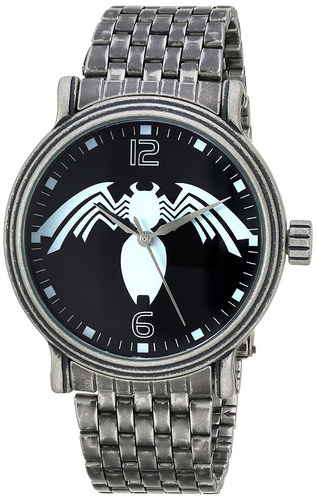Reloj Marvel Men's 'spider-man' Quartz Metal And Stainless