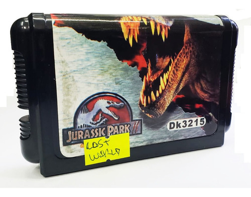 Cartucho Jurassic Park The Lost World | 16 Bits Retro -mg-