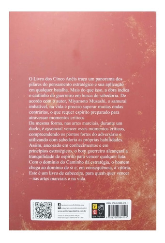 Imagem 3 de 3 de Livro Físico O Livro Dos Cinco Anéis Miyamoto Musashi