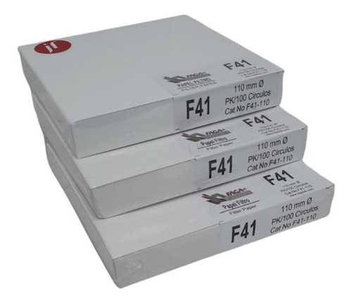 Paquete De 3 Papel Filtro Cuantitativo Fagalab F41-110