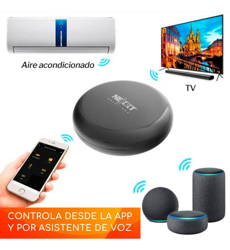 Imagen 2 de 5 de Control Remoto Universal Inteligente Wifi Nexxt, App Y Voz