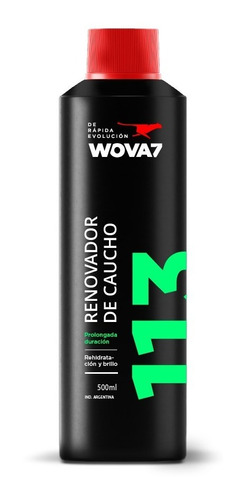 Wova7 113 Renovador De Caucho Cubierta Goma 500ml