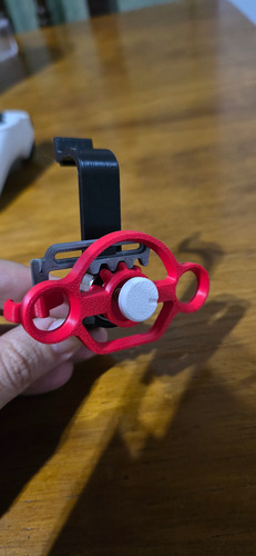 Mini Volante 3d Para Joystick Playstation 5 Rojo (Usado)