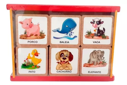 Quebra-Cabeça Infantil Cachorro Brinquedo Educativo em MDF - Tralalá 4 Kids