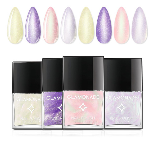 Juego De Esmalte De Uñas De Perlas: Kit De Esmalte De Uñas S