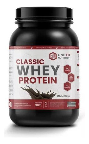 Proteina Classic Whey Protein Concentrada 2 Lbs One Fit