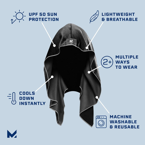 Sudadera Con Capucha Mission Cooling: Toalla Con Capucha,...