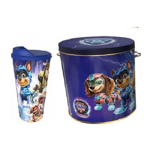 Vaso Paw Patrol Patrulla Canina + Vaso Cine Película