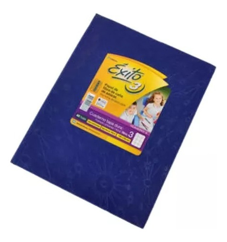 Cuaderno Abc Exito E3 19x24 Cm 48 Hojas Forrado Azul Rayado